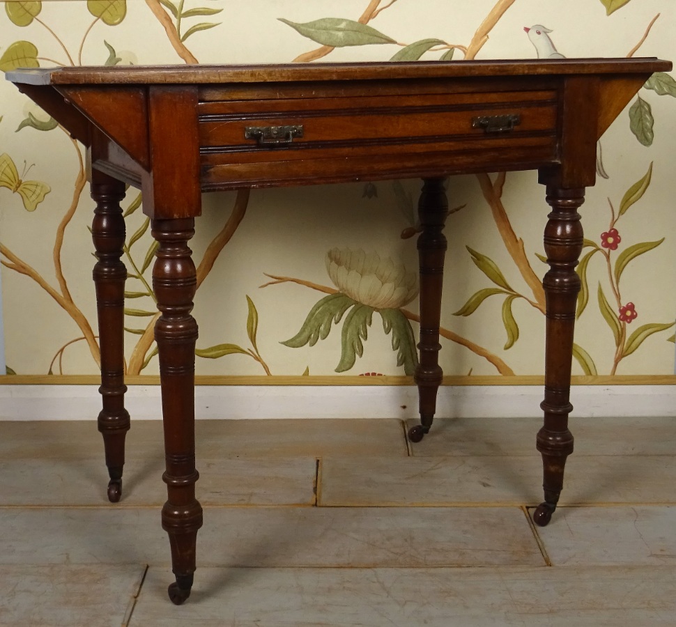 Arts and Crafts writing desk stamped Jas Shoolbred & Co